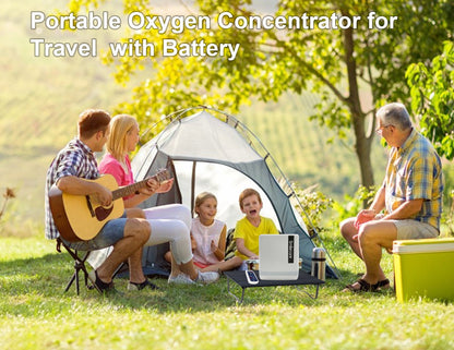 Portable Oxygen Concentrator with Battery 1-5L/Min Is the Best Choice for Home use for USA（BUY 1 GET 1 FOR FREE)