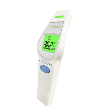 SmileCare Non-Contact Forehead Thermometer, Touchless Infrared Thermometer for Adults and Kids,No-Touch Baby Thermometer Digital - Powered by www.SmileCareHealth.com